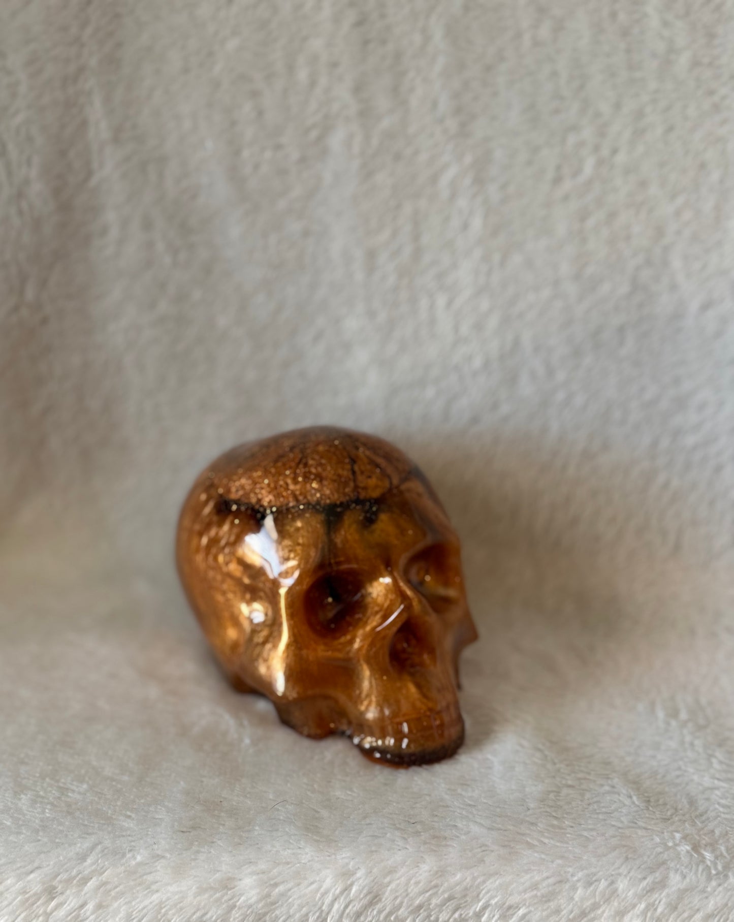Large resin skull