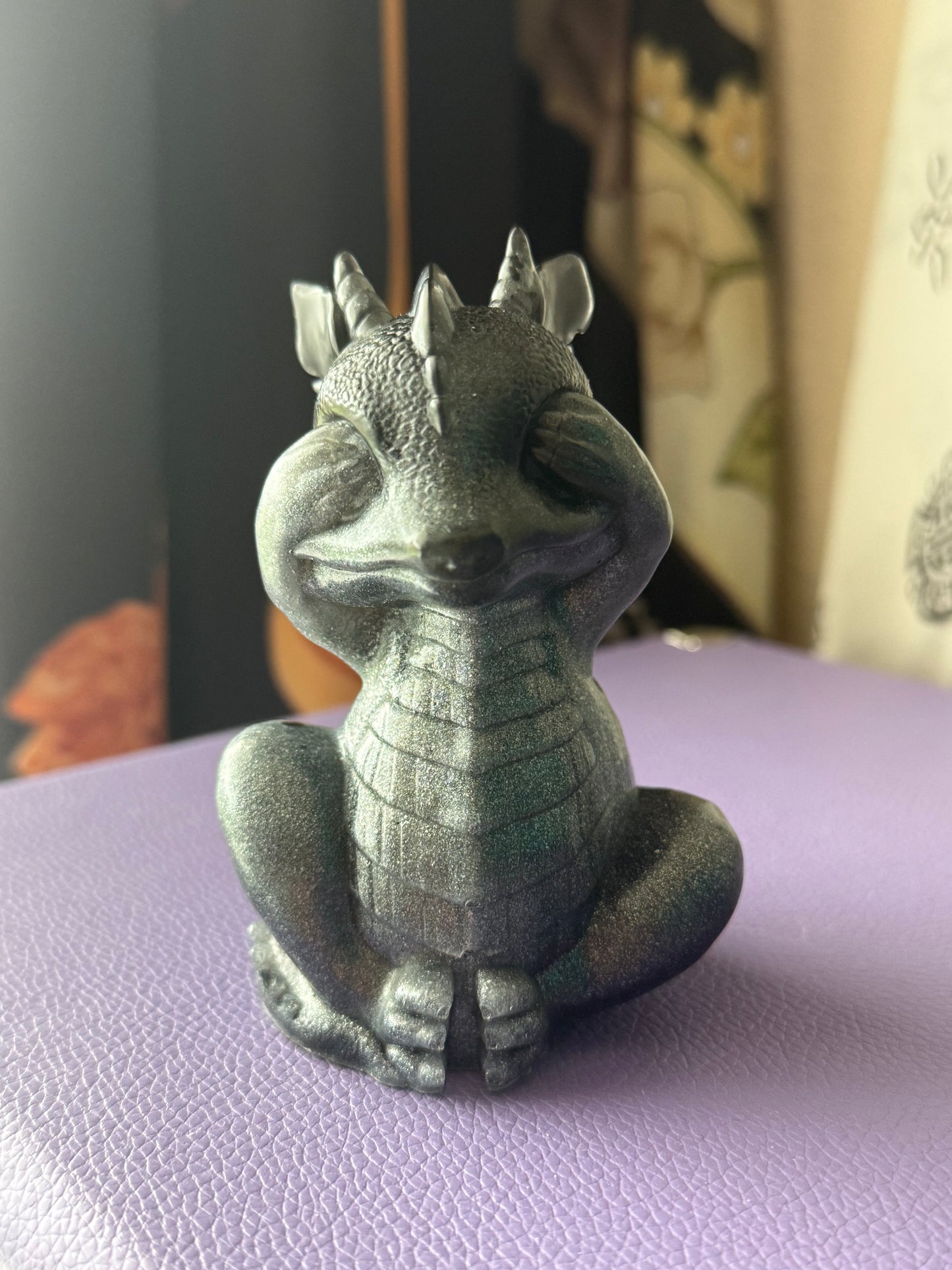 See No Evil Dragon Statue